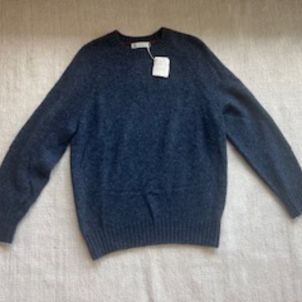 BRUNELLO CUCHINELLI MEN'S WOOL BLEND SWEATER - BRAND NEW WITH TAGS - SIZE 52
